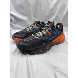 Hoka One One Speedgoat 4 Men's Size 9 Trail Running Shoes Blue Orange